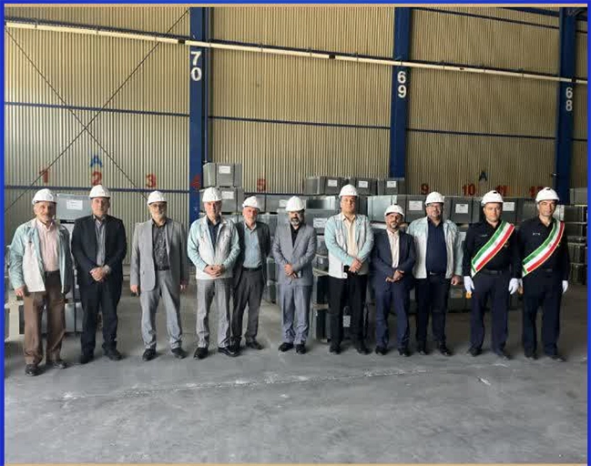 بازدید مدیر حراست گروه فولاد مبارکه و هیئت همراه از شرکت فولاد توانآور آسیا