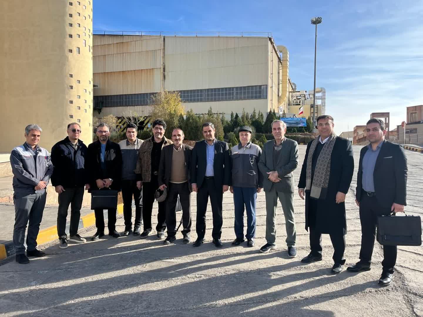 بازدید دکتر حمیدرضا فلاح مدیرعامل صنایع فولاد توانآور آسیا از شرکت فولاد غرب آسیا با محوریت تأمین مواد اولیه