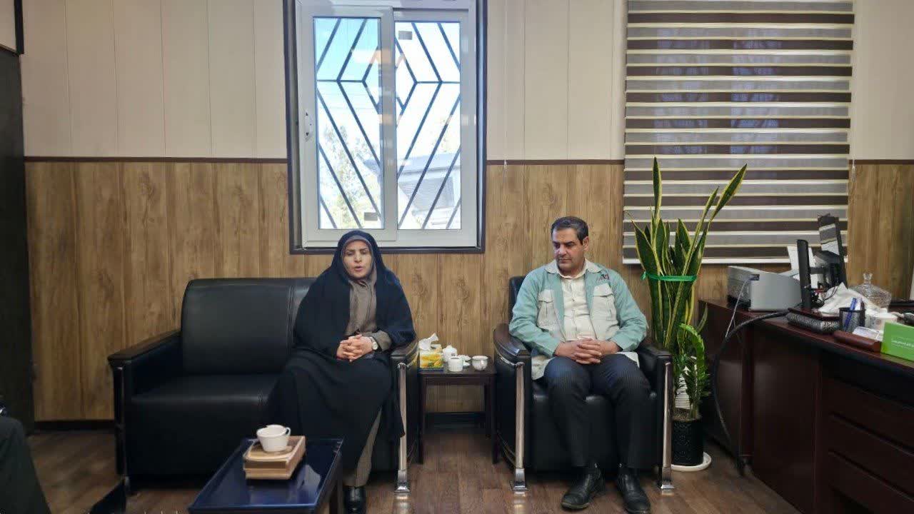 دیدار مدیرکل بهزیستی چهارمحالوبختیاری با مدیرعامل فولاد توانآور آسیا