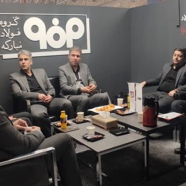 جلسه مشترک مدیران فولاد توان‌آور آسیا و فولاد غرب آسیا در حاشیه نمایشگاه متافو