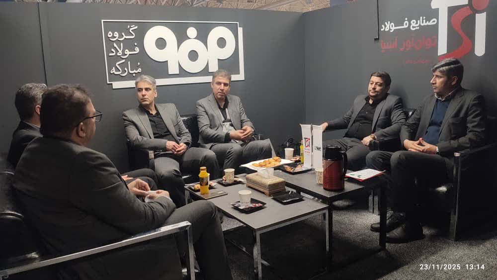 جلسه مشترک مدیران فولاد توان‌آور آسیا و فولاد غرب آسیا در حاشیه نمایشگاه متافو